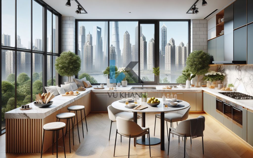 Dịch Vụ Thi Công Tủ Bếp - Báo Giá Tốt 2024- Cánh Kính Vũ Khanh