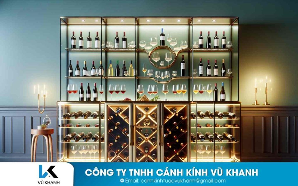 MẪU TỦ RƯỢU KÍNH TINH TẾ, PHÙ HỢP MỌI KHÔNG GIAN